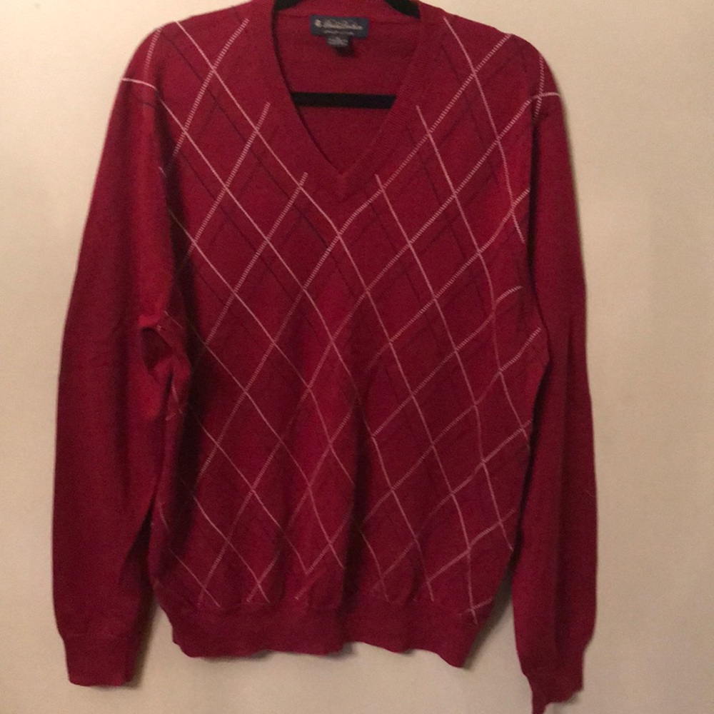 Brooks Brothers Dark red sweater.